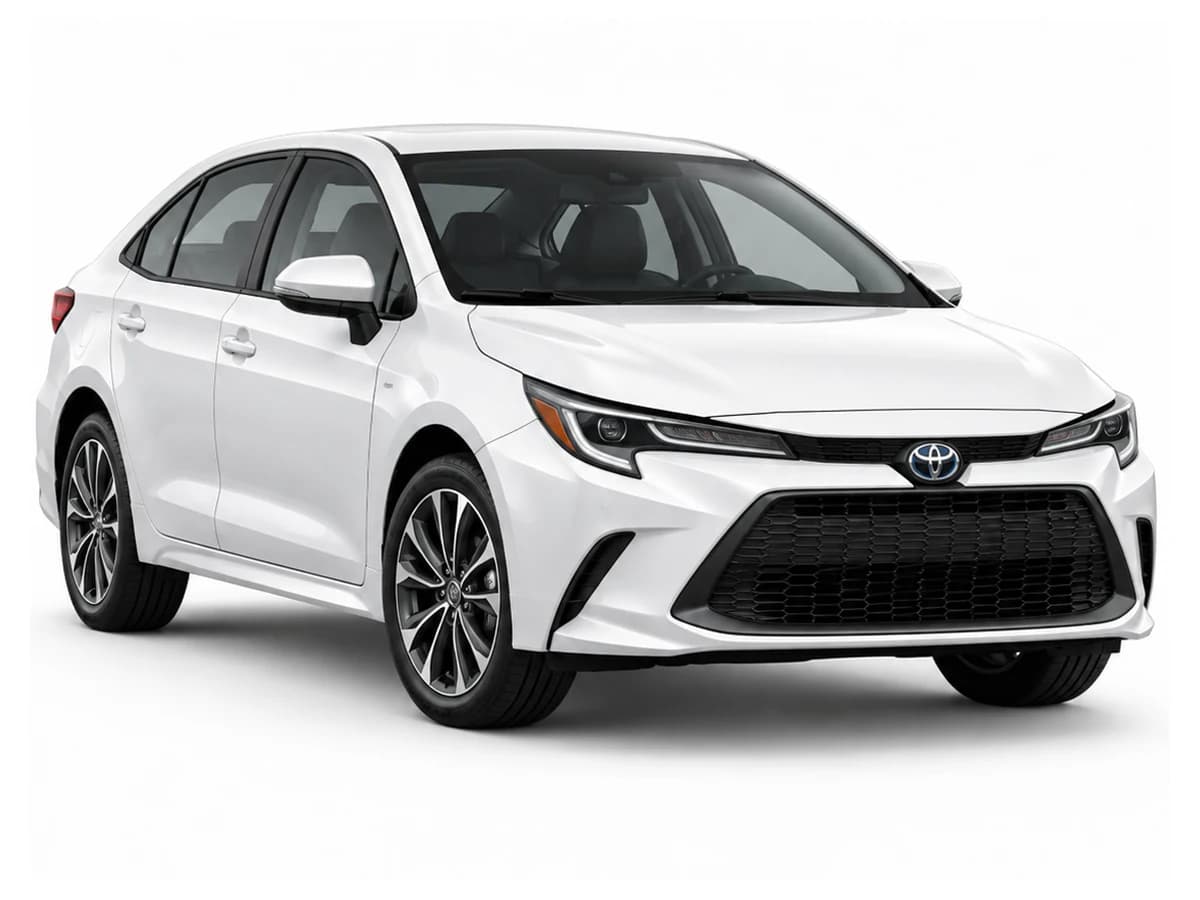 White Toyota Corolla vehicle image